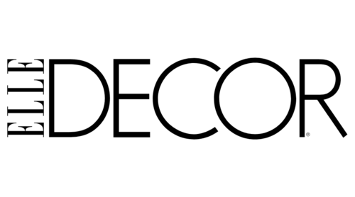 ELLE DECOR logo in black text on a white background.