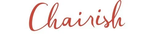 The word "Charish" written in elegant red cursive font on a white background.