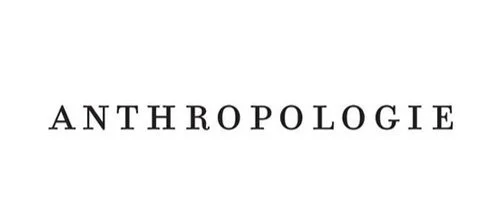 The word 'ANTHROPOLOGIE' printed in black capital letters on a white background.