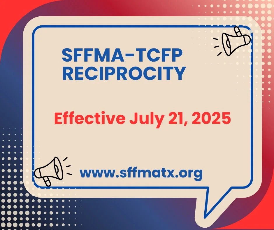 Sffma Conference SFFMA-TCFP Reciprocity — State Firefighters' and Fire Marshals ...