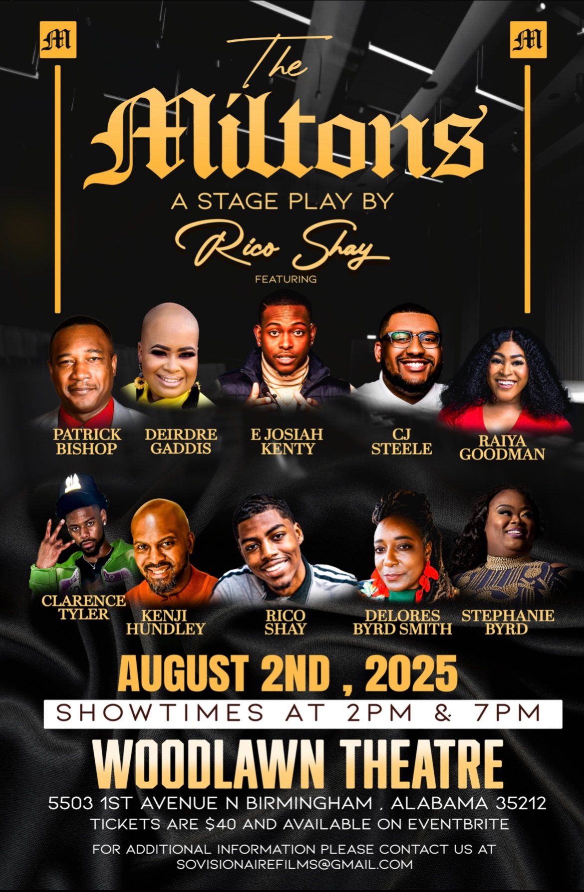 The Milton’s: A Stage Play By Rico Shay