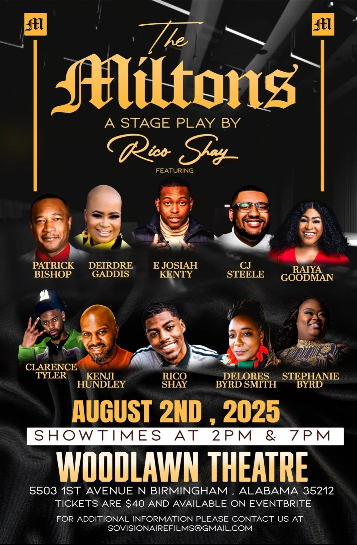 The Miltons: A Stage Play By Rico Shay