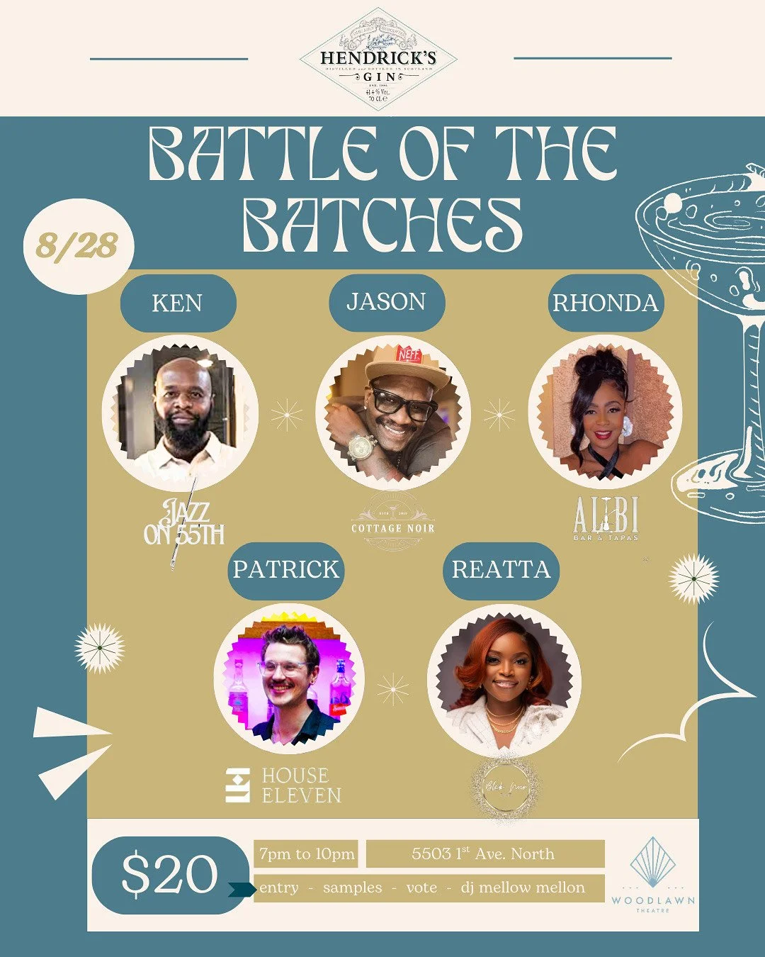 Hendrick’s Gin Presents : Battle Of The Batches