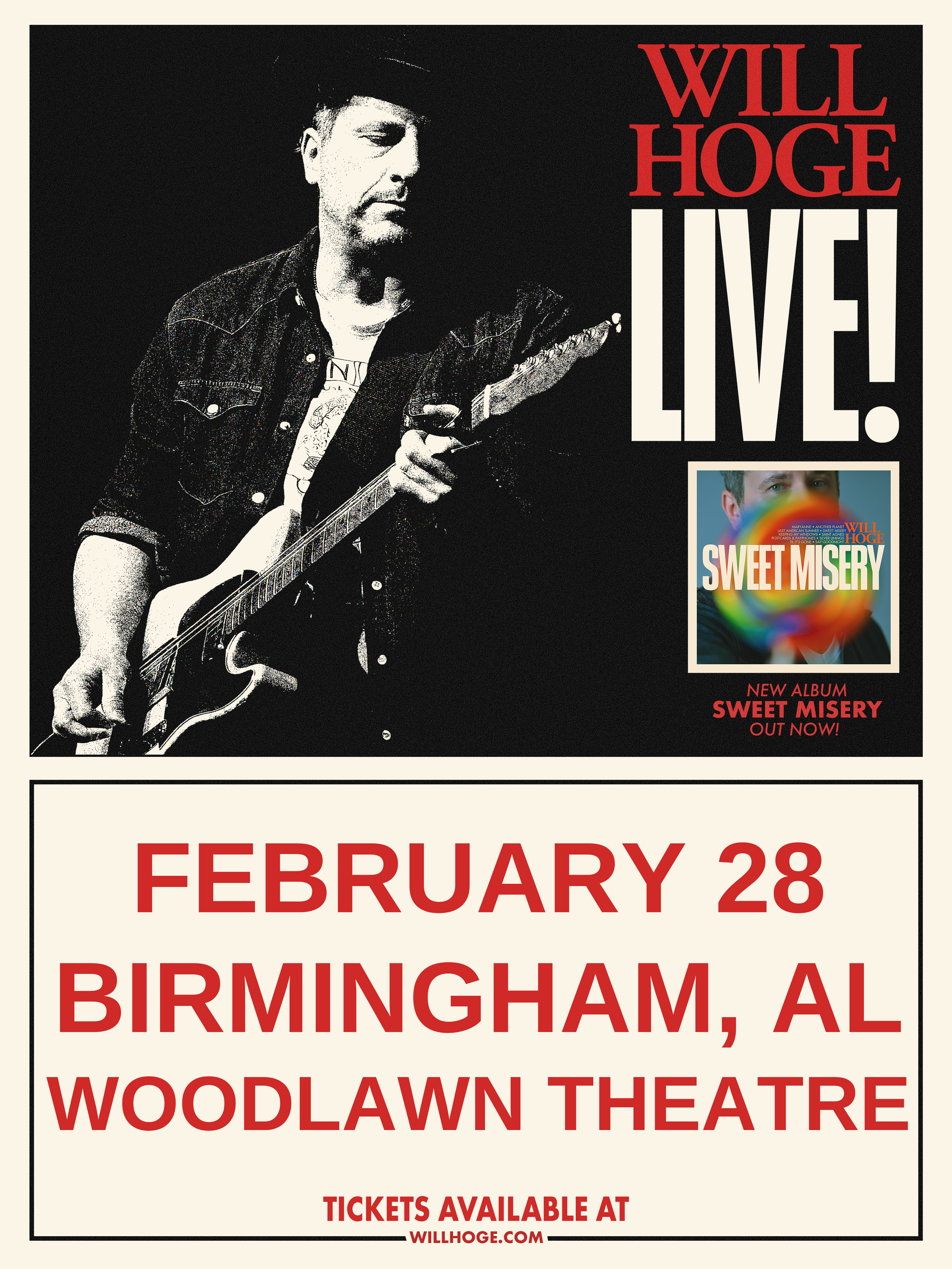 Birmingham Mountain Radio Presents: Will Hoge