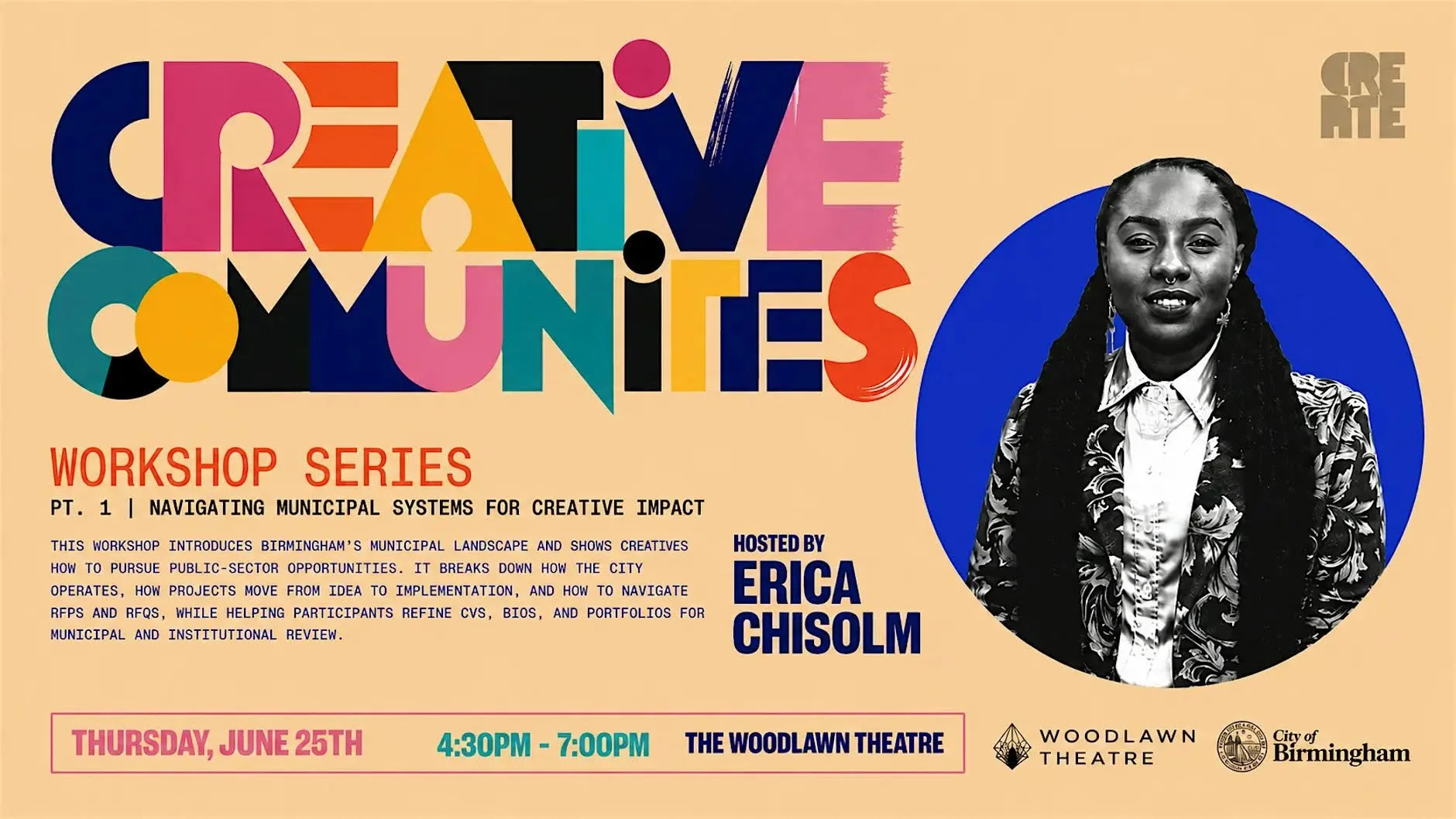 Creative Communities Work shop Series