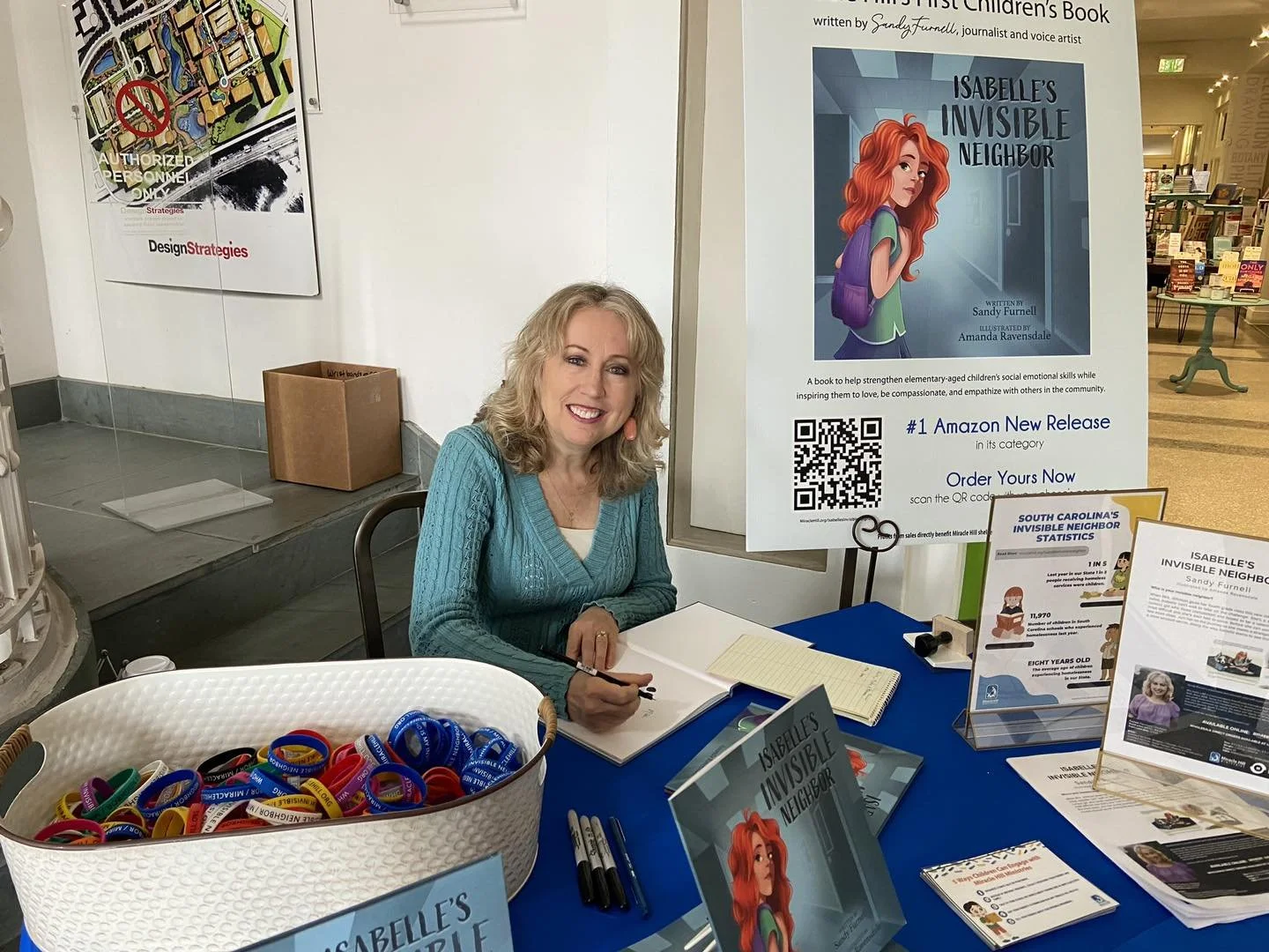 Sandy Furnell book signing at M. Judson Booksellers