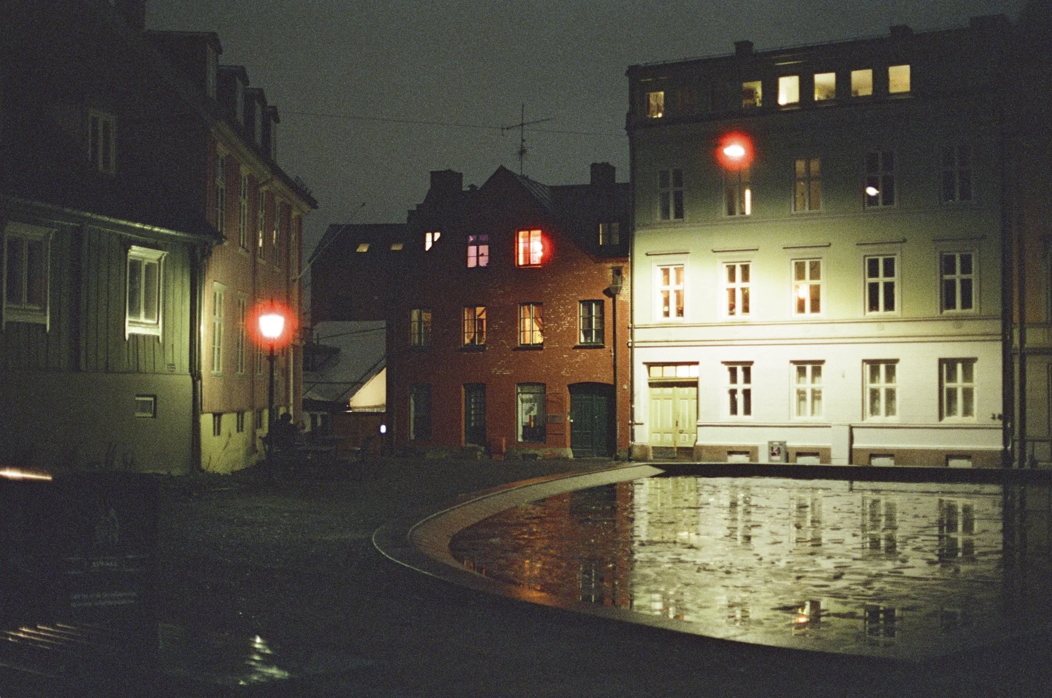 Norwegian Street Square at Night