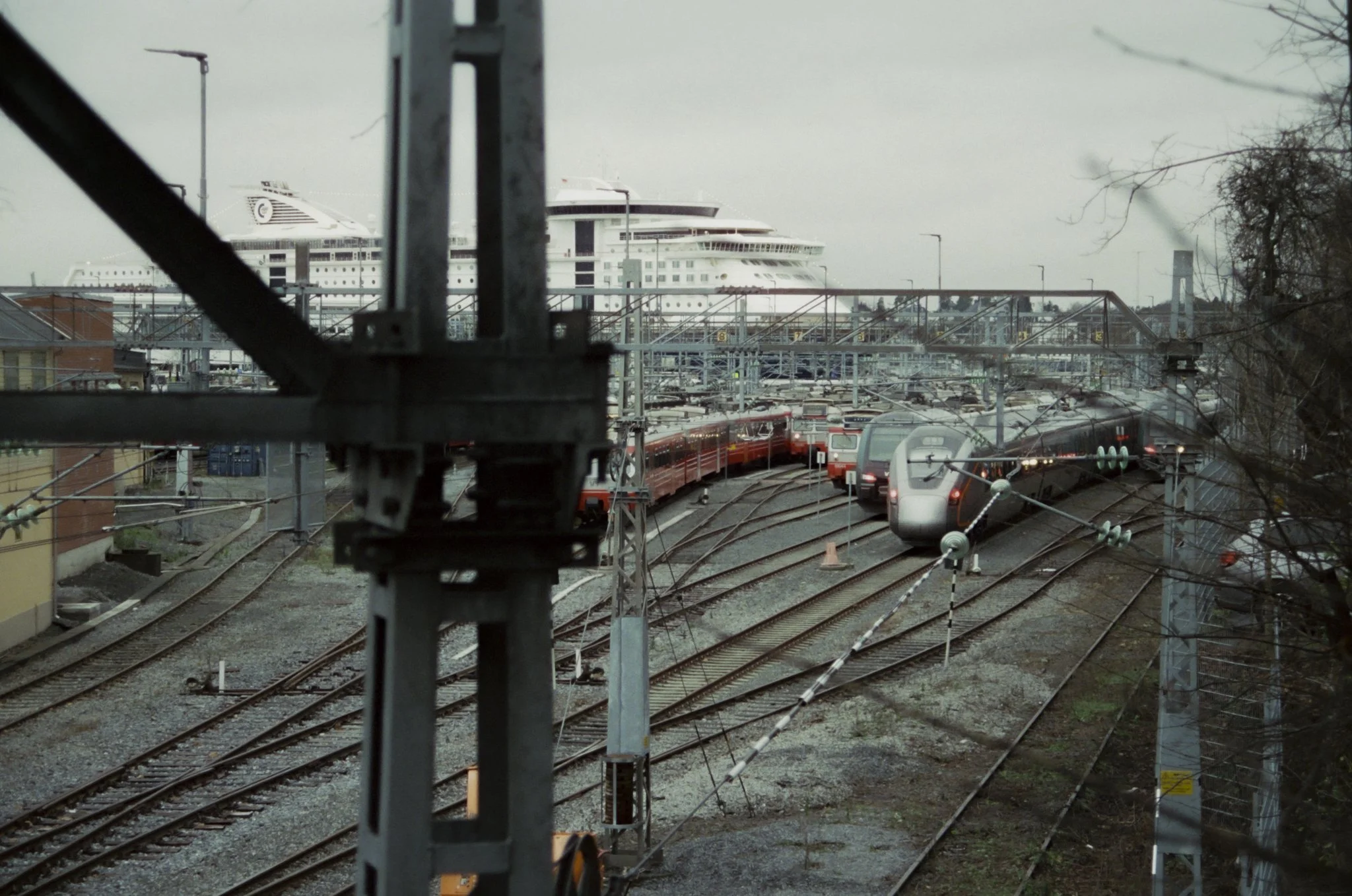 Train Leaving Oslo Central