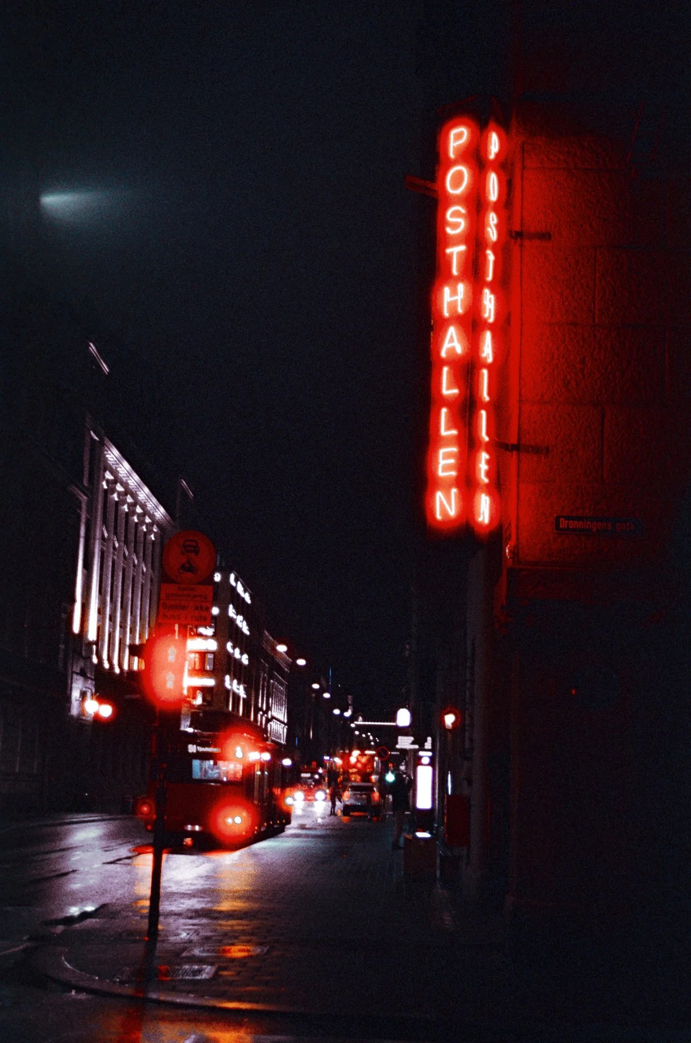 Oslo Street at Night 1