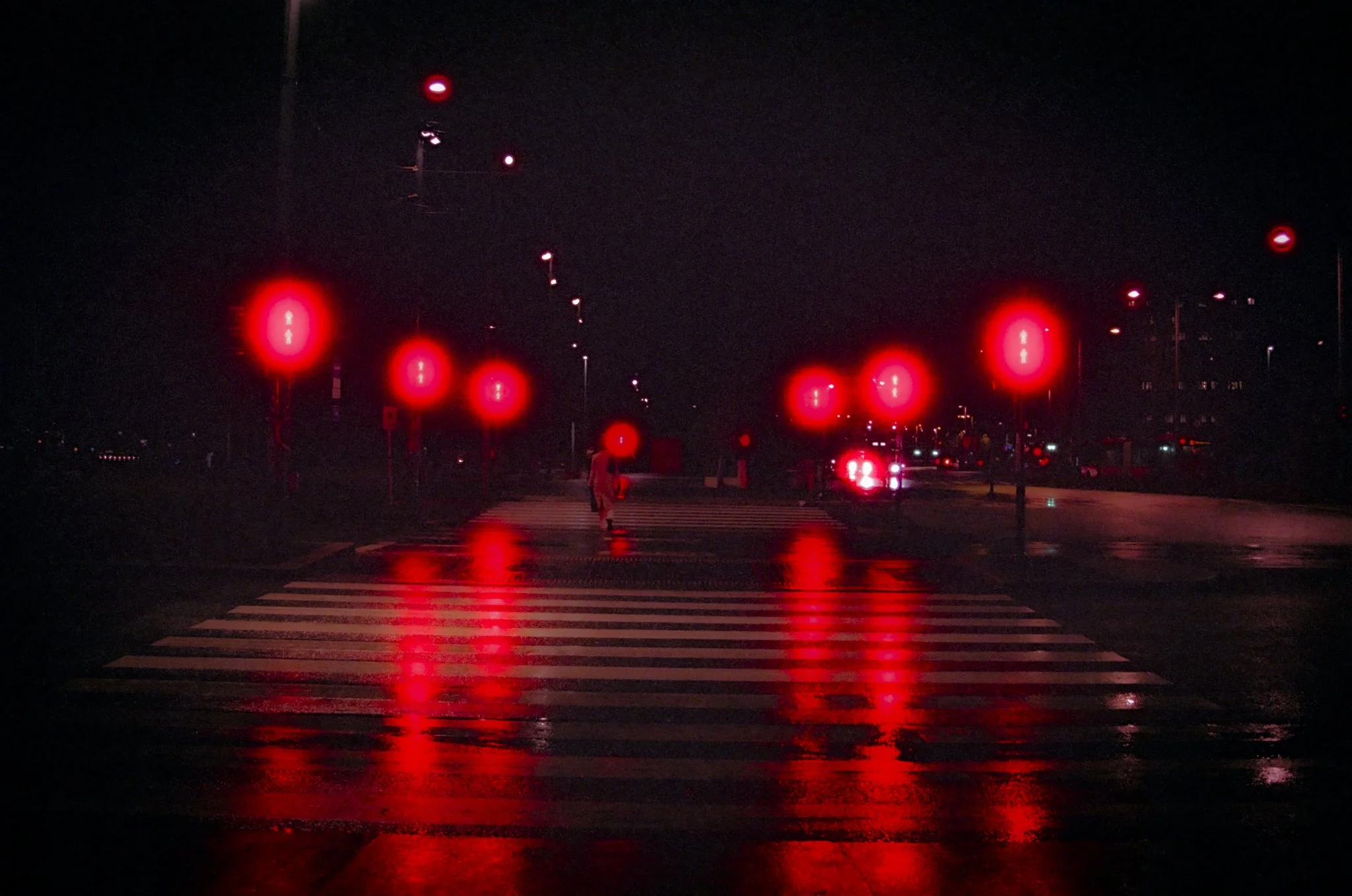 Night Time Pedestrian Crossing 