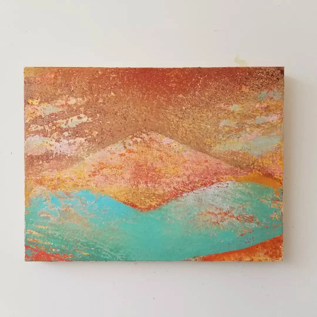 &quot;When the tongues of flame are in-folded&quot; and a few other new works will be on view during #licartsopen studios happening today - 4301 21 St, 11101, studio 327. Would love to see you! 

#contemporaryart #contemporarypainting #painting #cont