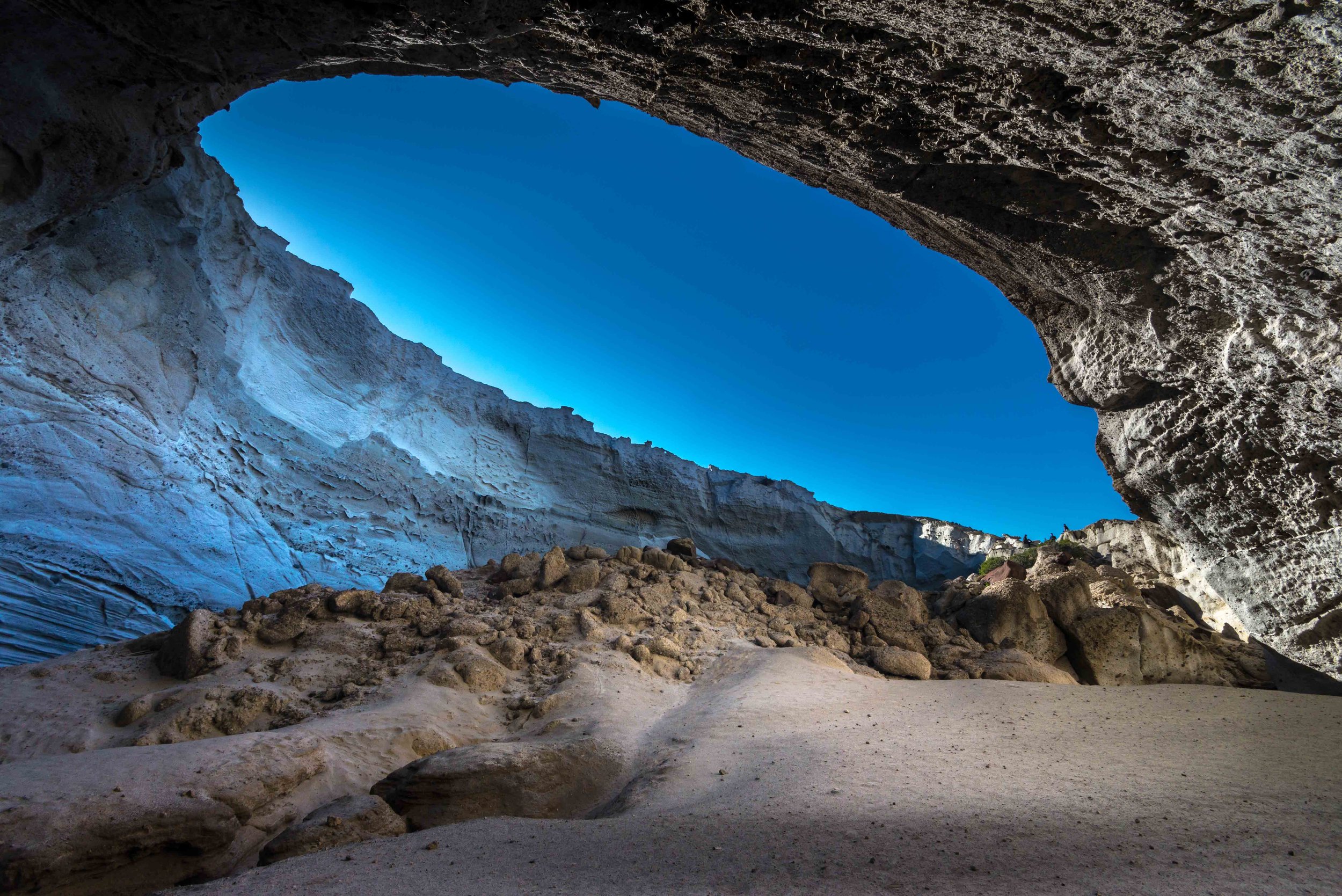 Cave of Sikia Milos Greece