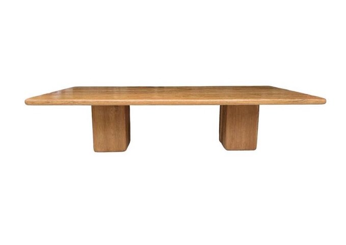 Reclaimed teak dining table with stunning wood textures
Dimensions
Height: 29.93 in (76 cm)
Width: 110.24 in (280 cm)
Depth: 55.91 in (142 cm)