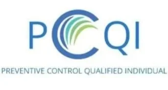Logo for PCQI with the text 'Preventive Control Qualified Individual' beneath.