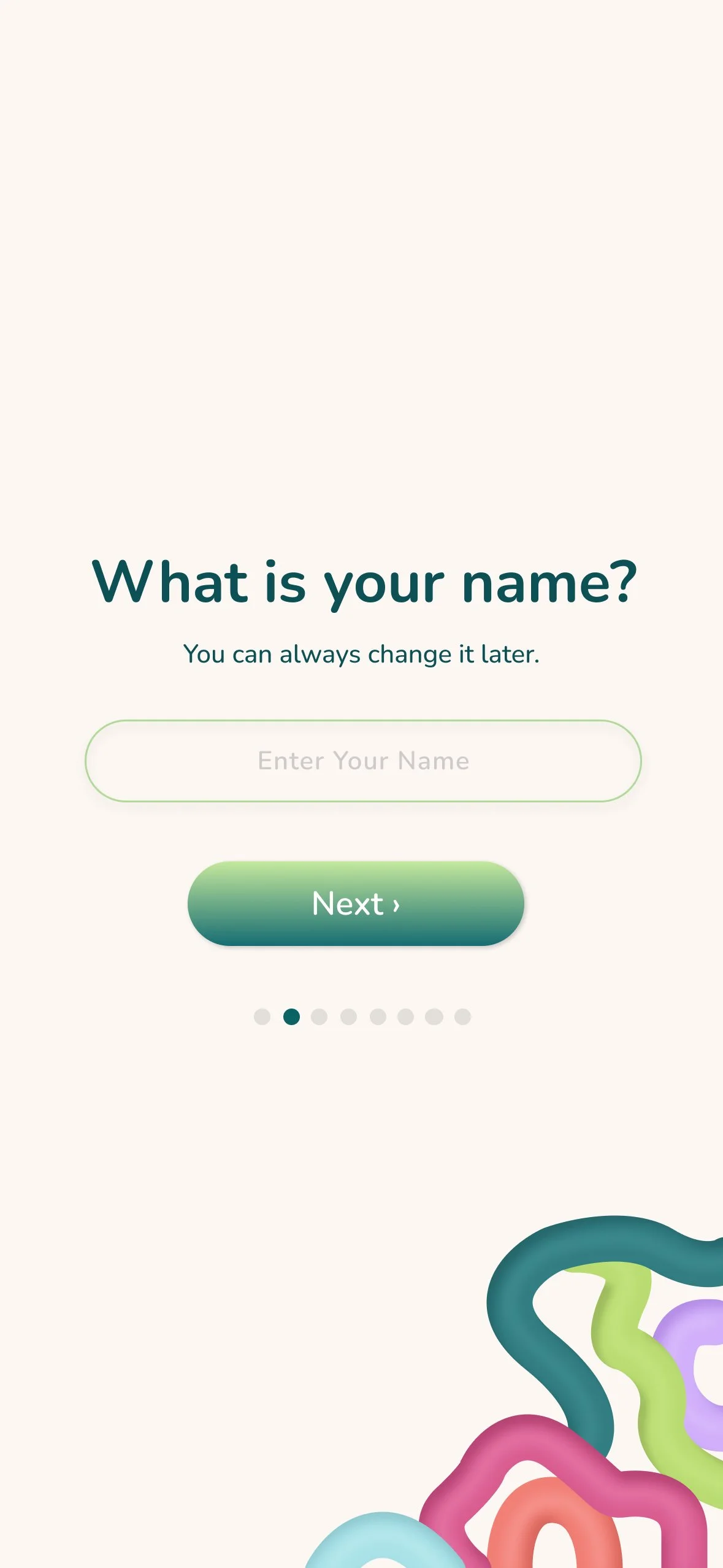 Onboarding: Name
