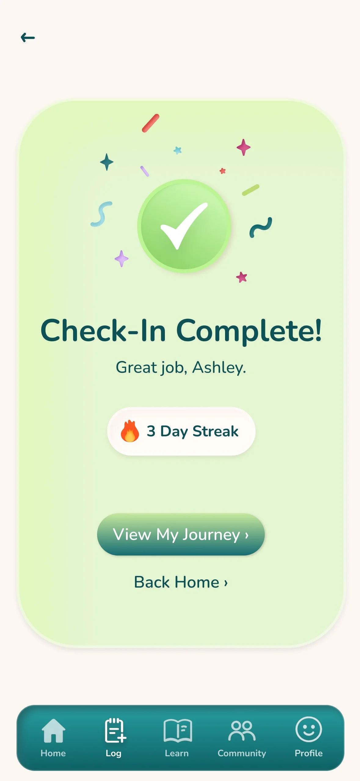 Check-In Complete