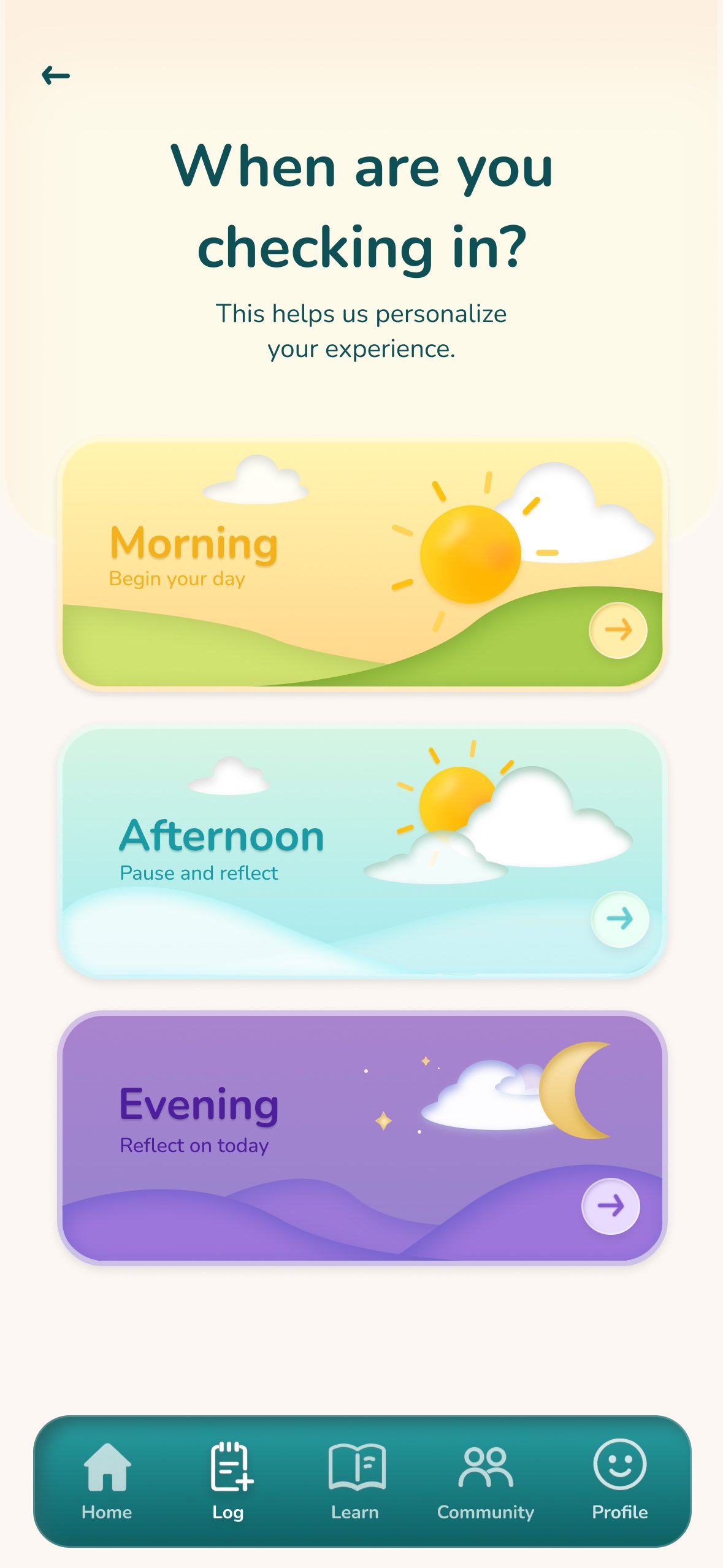 Check-In Time of Day
