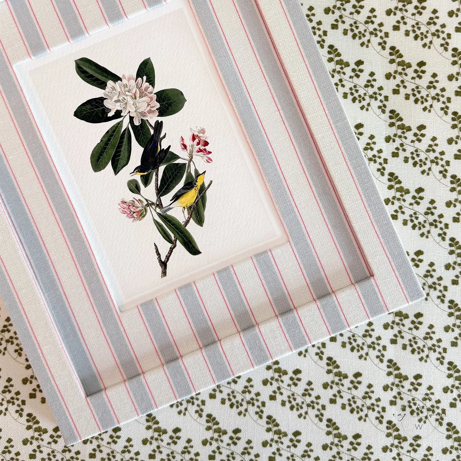amy-warr-fabric-frames-audubon-print-canada-warblers-yellow.jpg