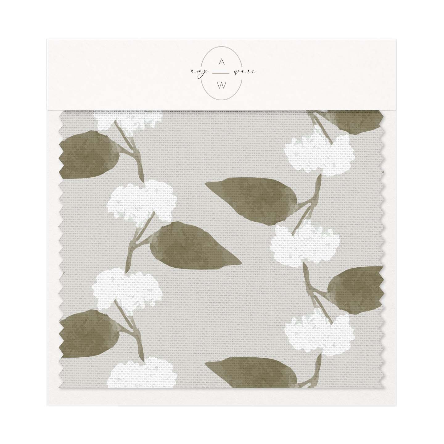 Neutral earth tones and florals for cafe curtains, gender neutral nursery, and home design