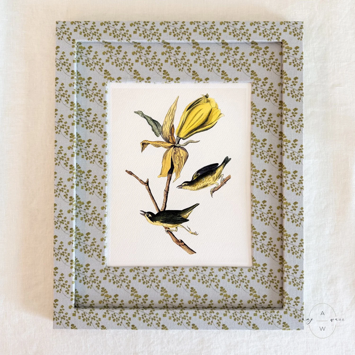 amy-warr-fabric-frames-audubon-print-kentucky-warblers.jpg