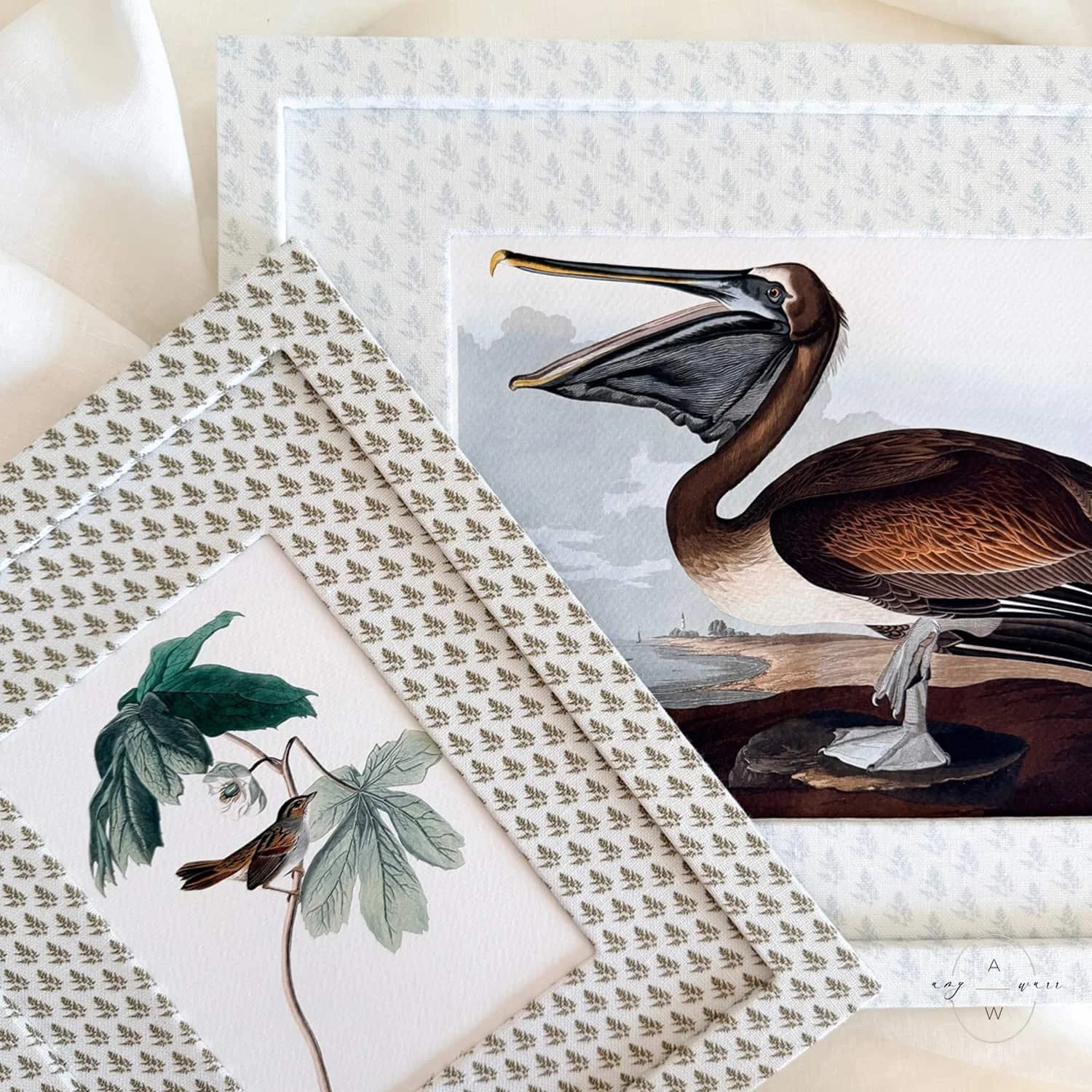 amy-warr-fabric-covered-frame-vintage-bird-print.jpg