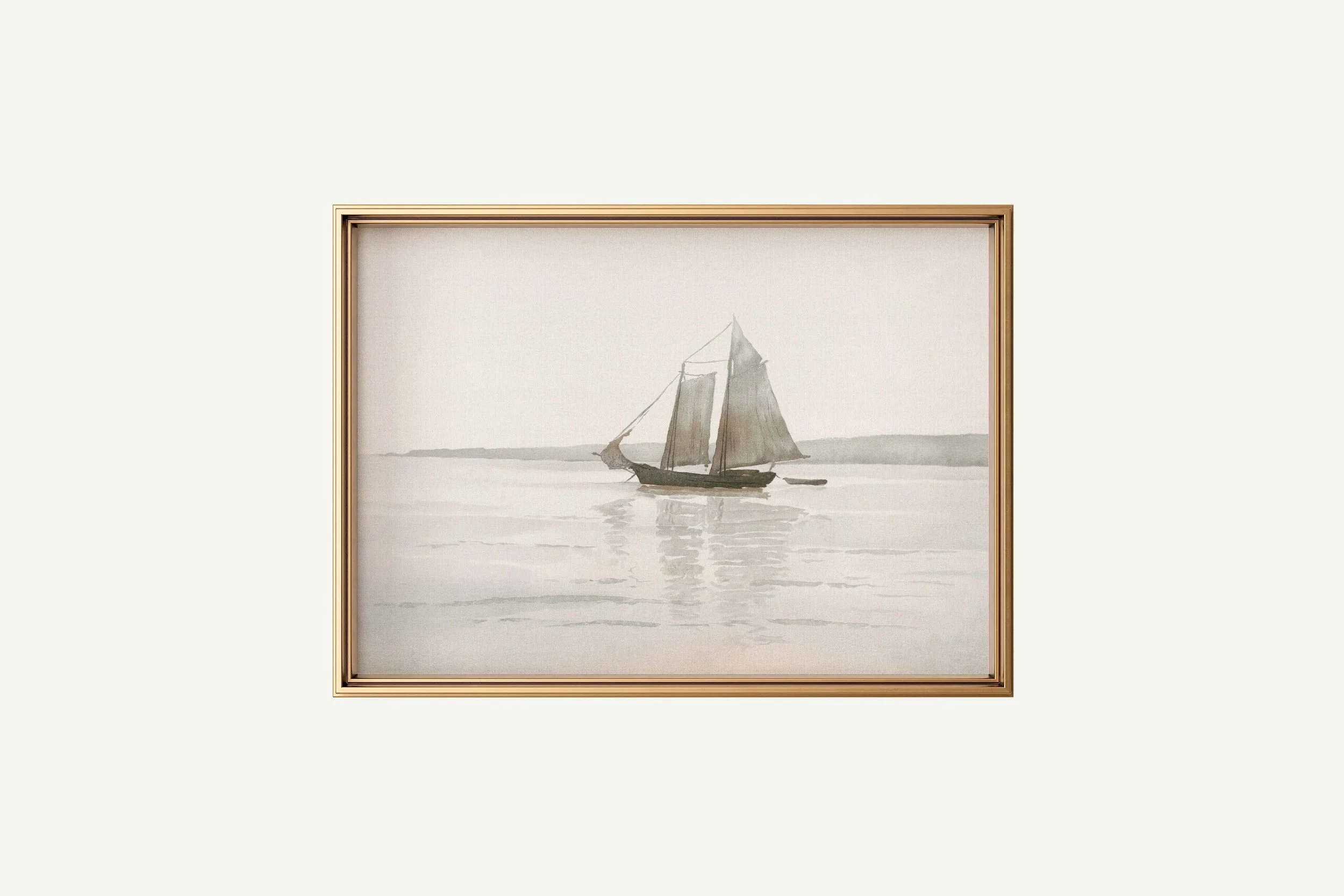 framed print Vintage Sailboats Watercolor Painting.jpg