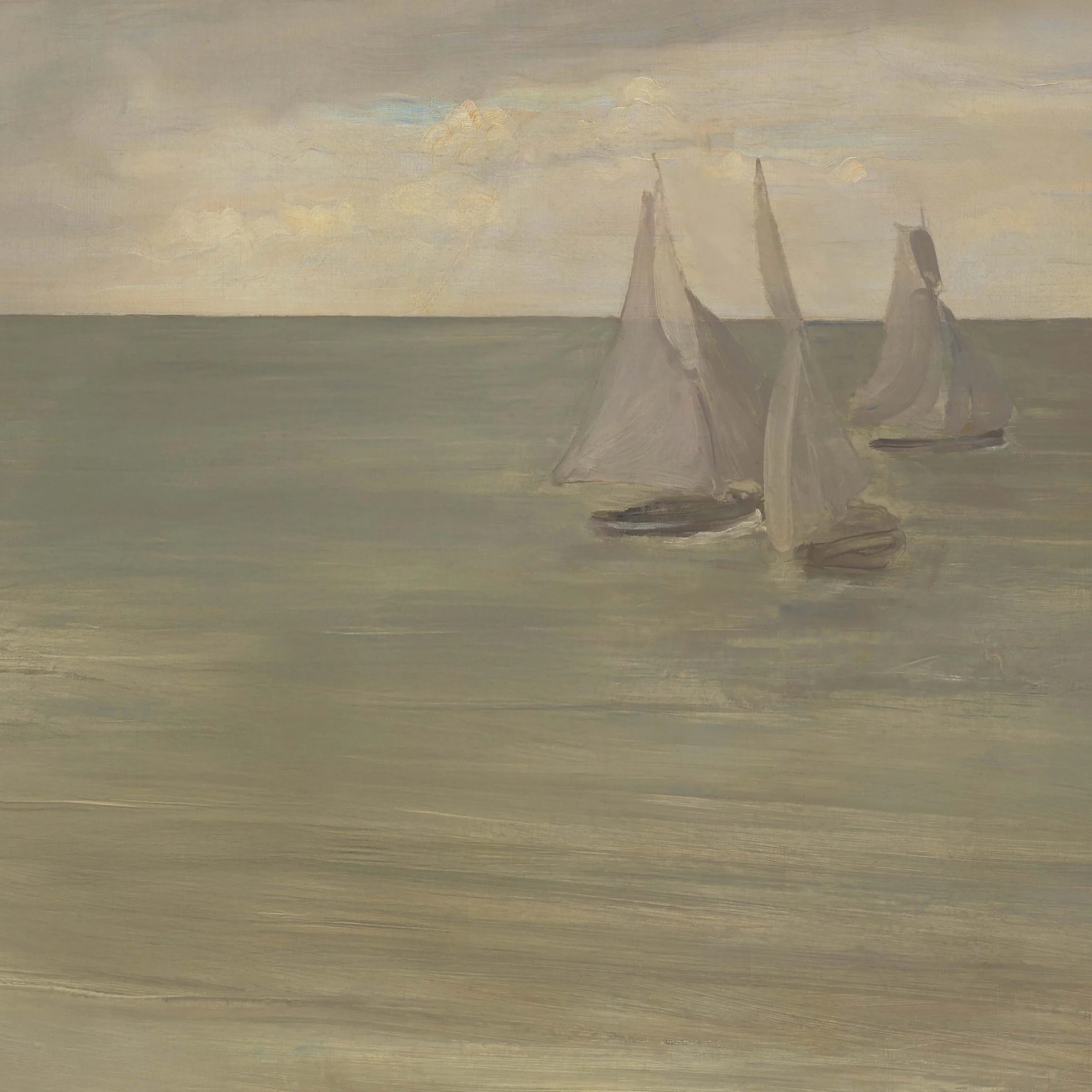 New England and Cape Cod inspired frame tv art of a vintage sailboats painting