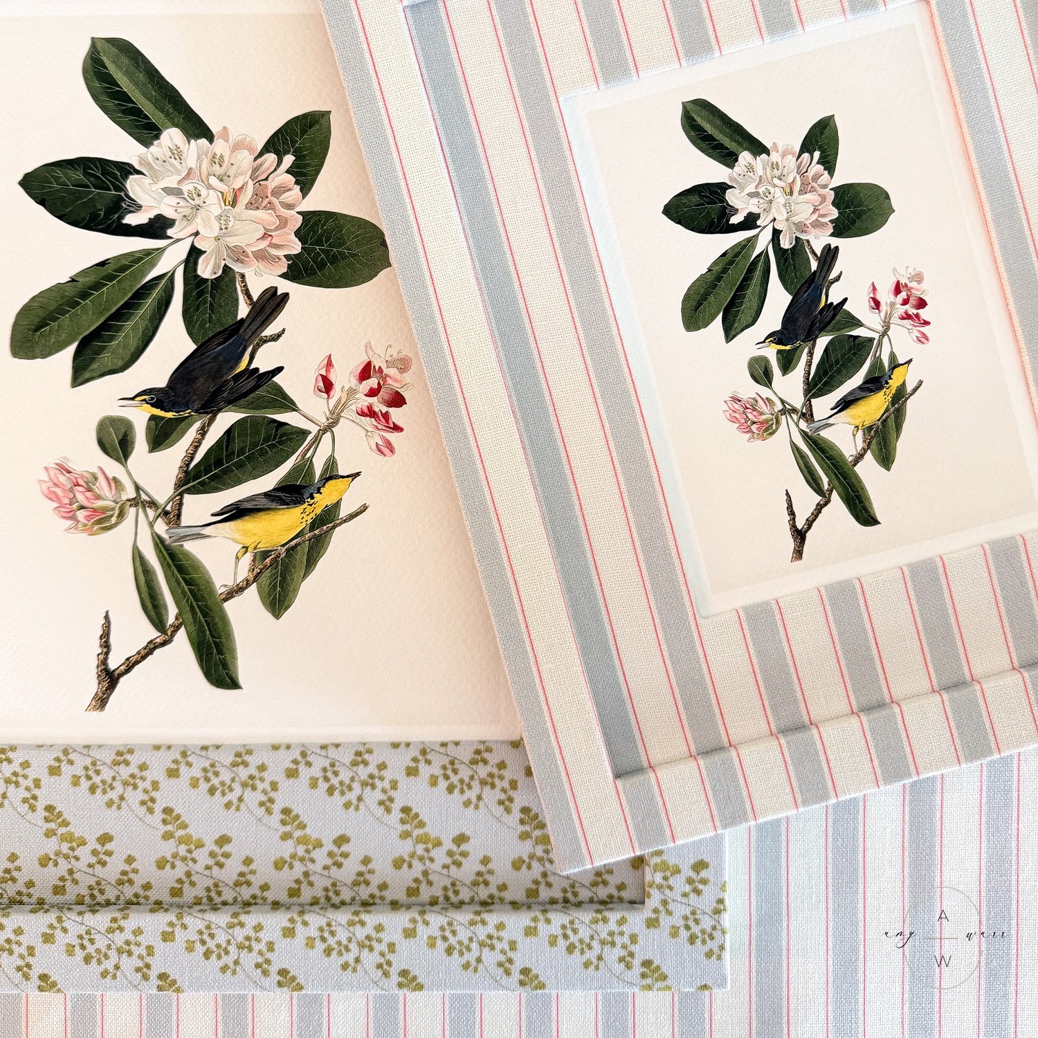 amy-warr-fabric-frame-audubon-bird-warbler.jpg
