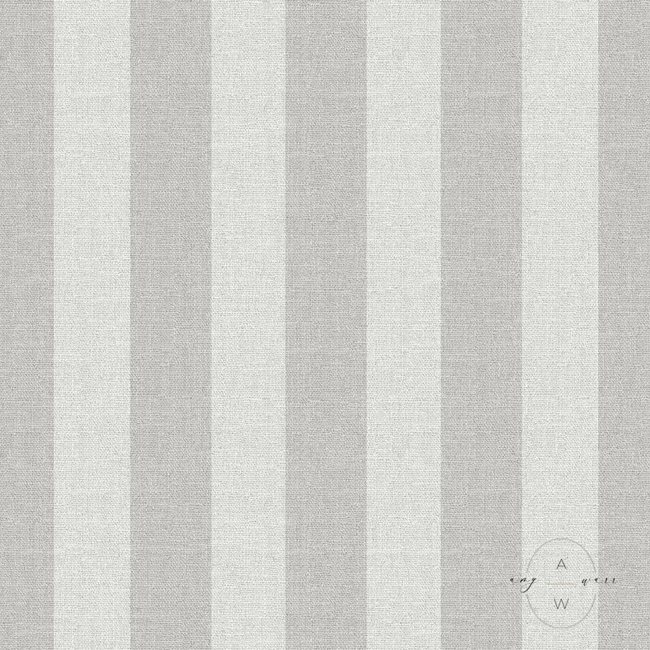 Light beige and white striped fabric for cafe curtains, custom drapes, and upholstery
