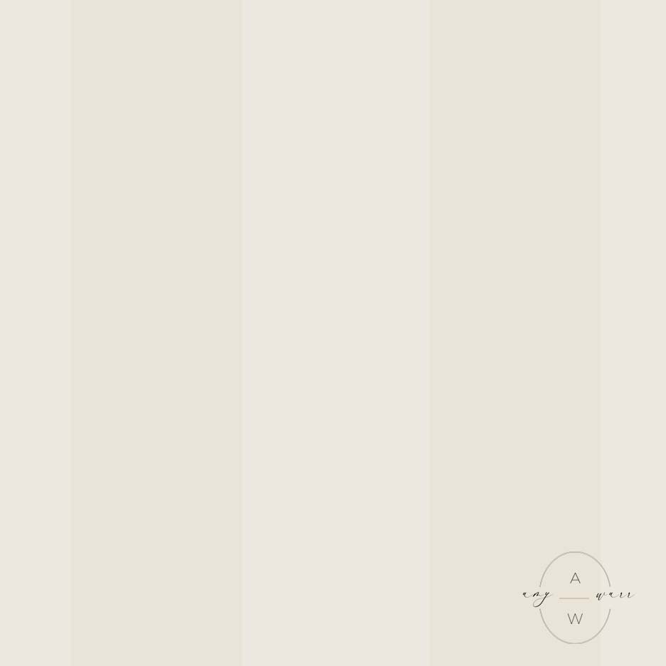 McGee wallpaper style bold stripes in blush for nursery interior design