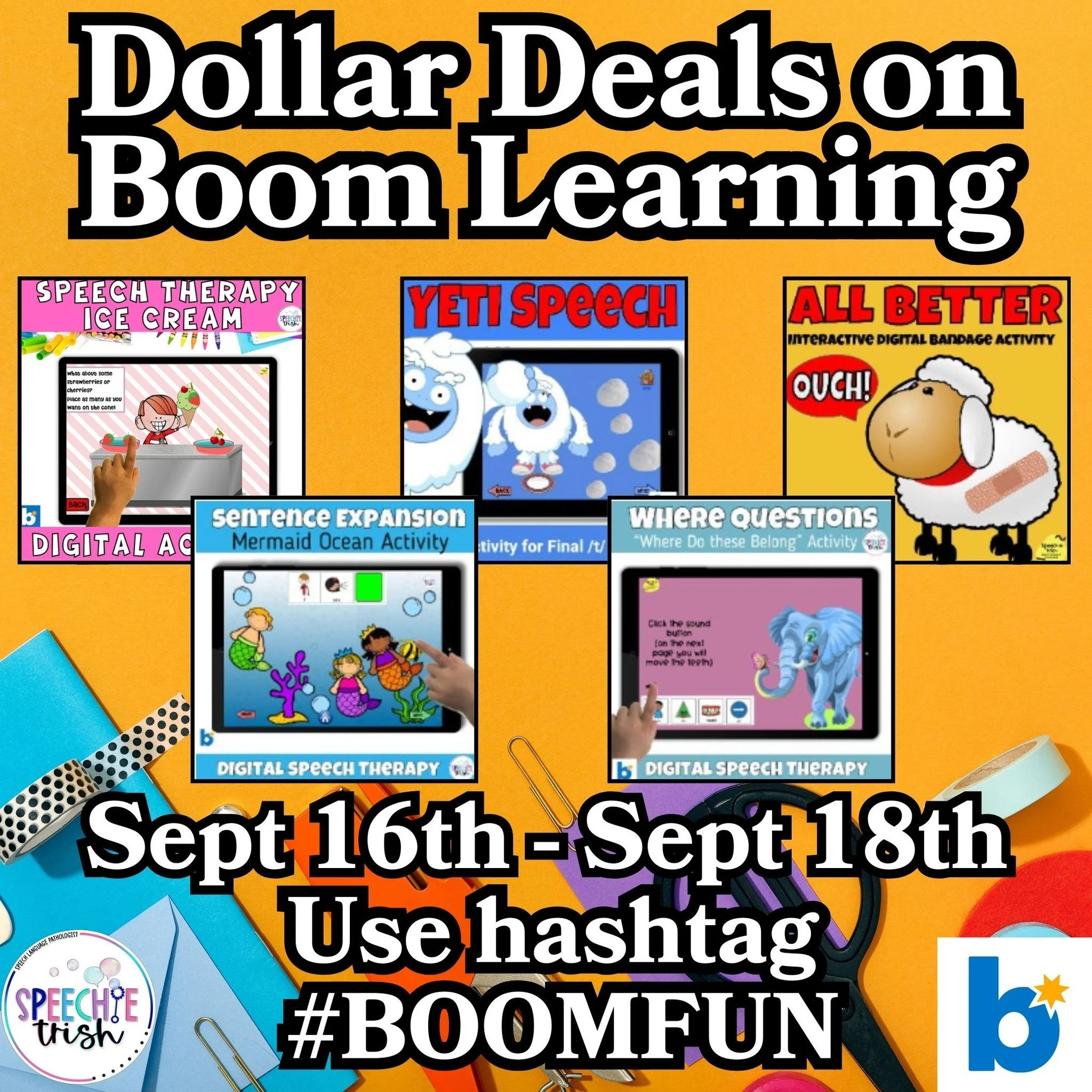 π IT’S HERE! Boom Learning’s #Hashtag Sale is LIVE π
β¨ $1 Boom Decks
β¨ 50% OFF Bundles
This is your chance to grab my most-loved decks + bundles for less than a coffee β. Stock up on digital, no-prep resources for your caseload that y