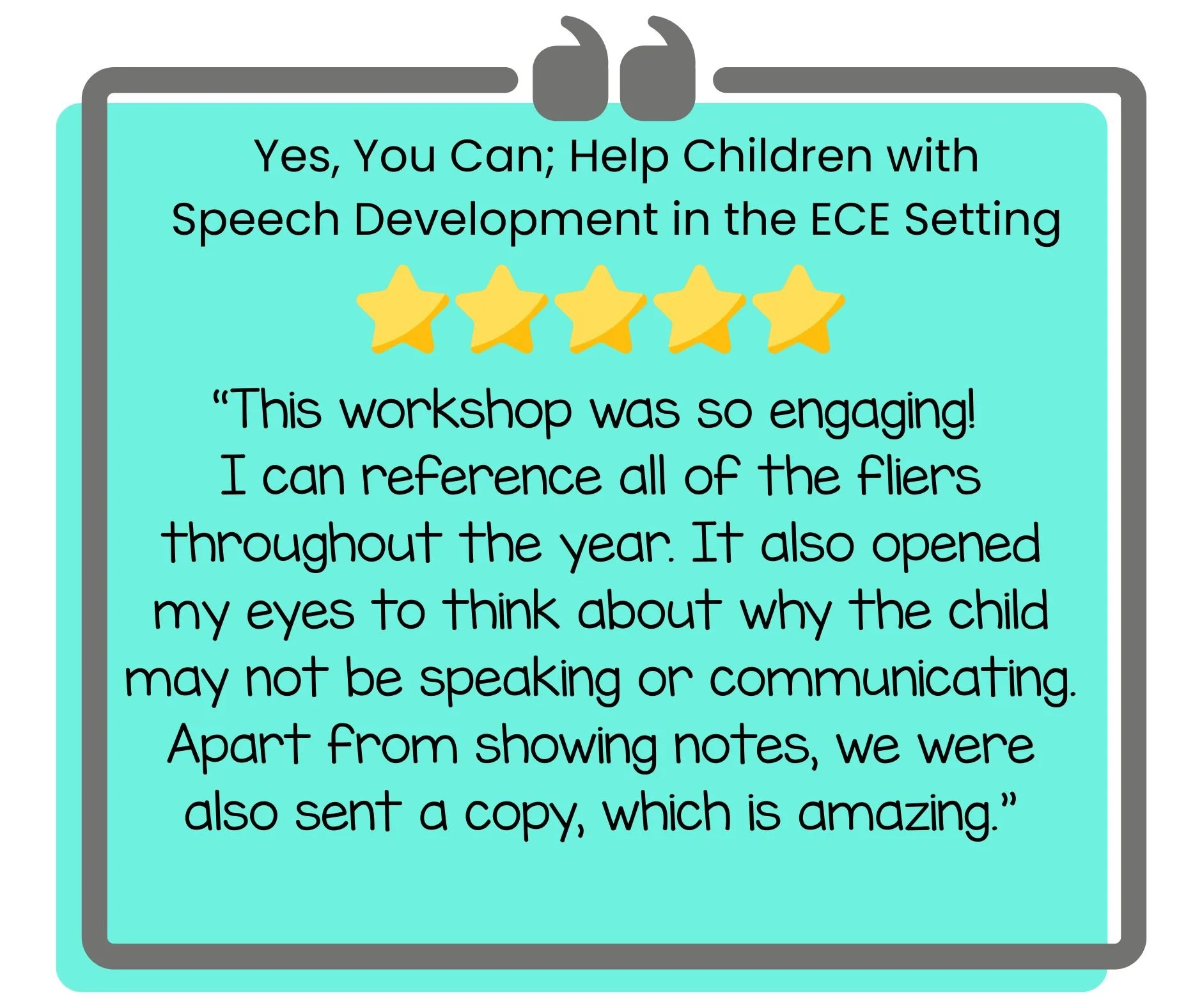Help young children with speech development in the classroom