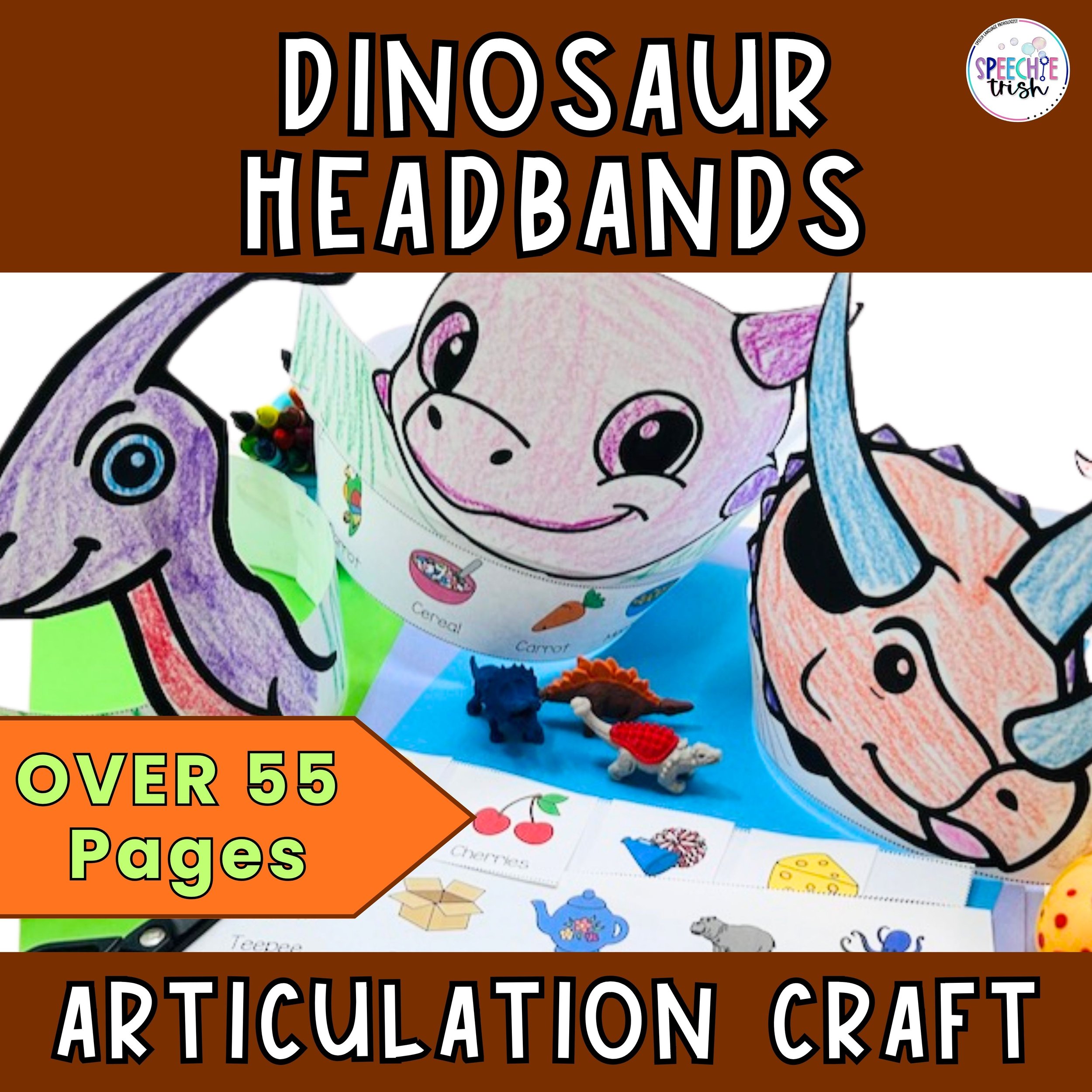 dinosaur-craft-headband-speech-therapy