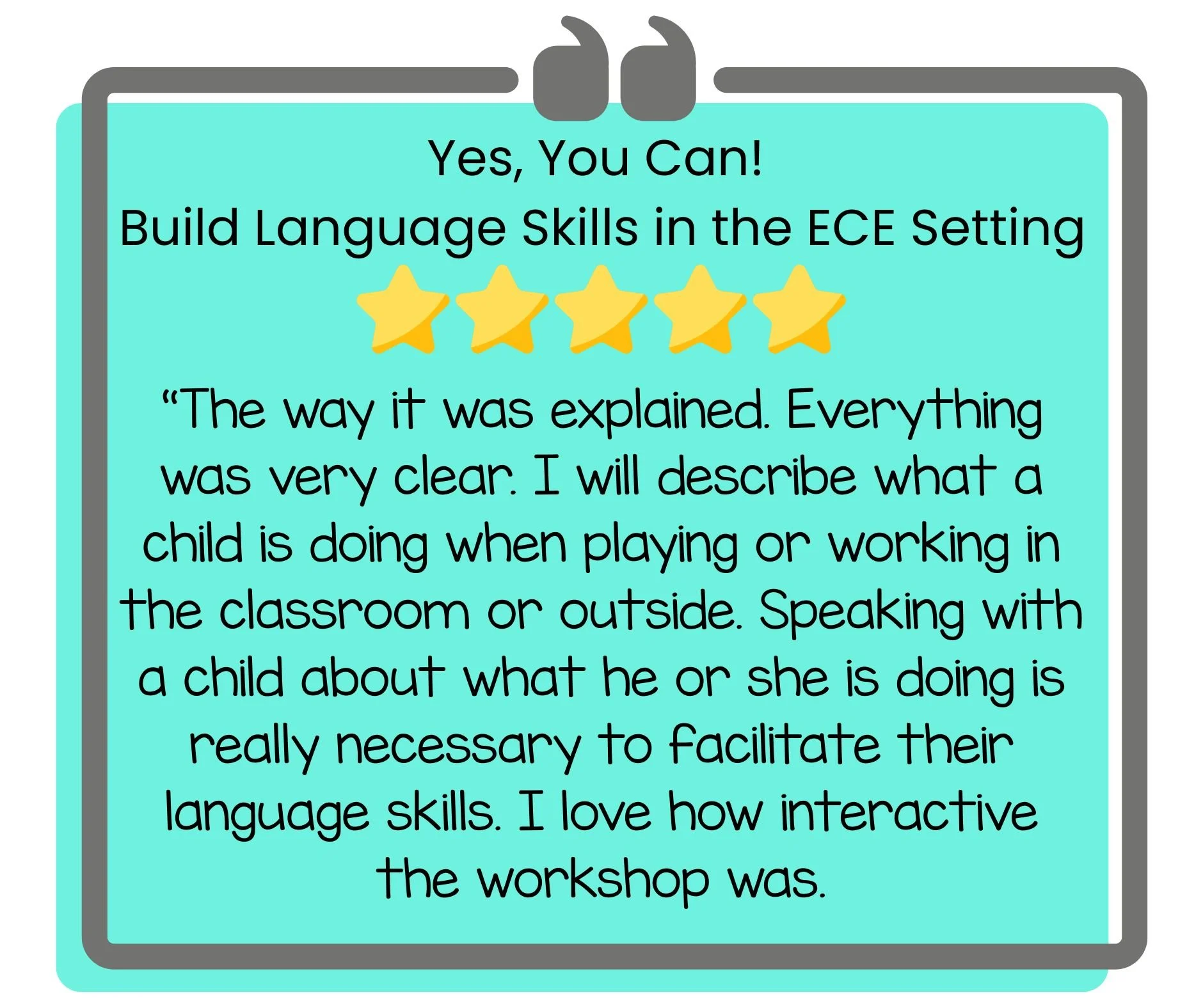 Help children build language skills in the preschool classroom 5 star review
