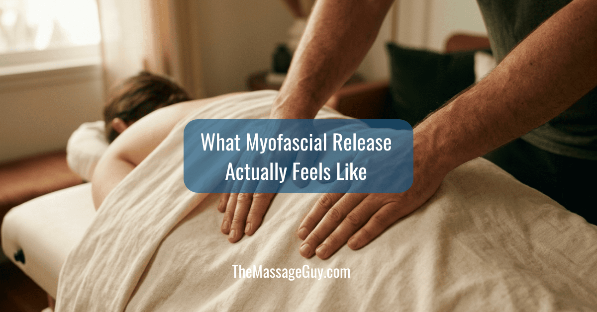 What Myofascial Release Actually Feels Like (Because Nobody ever talks about that)