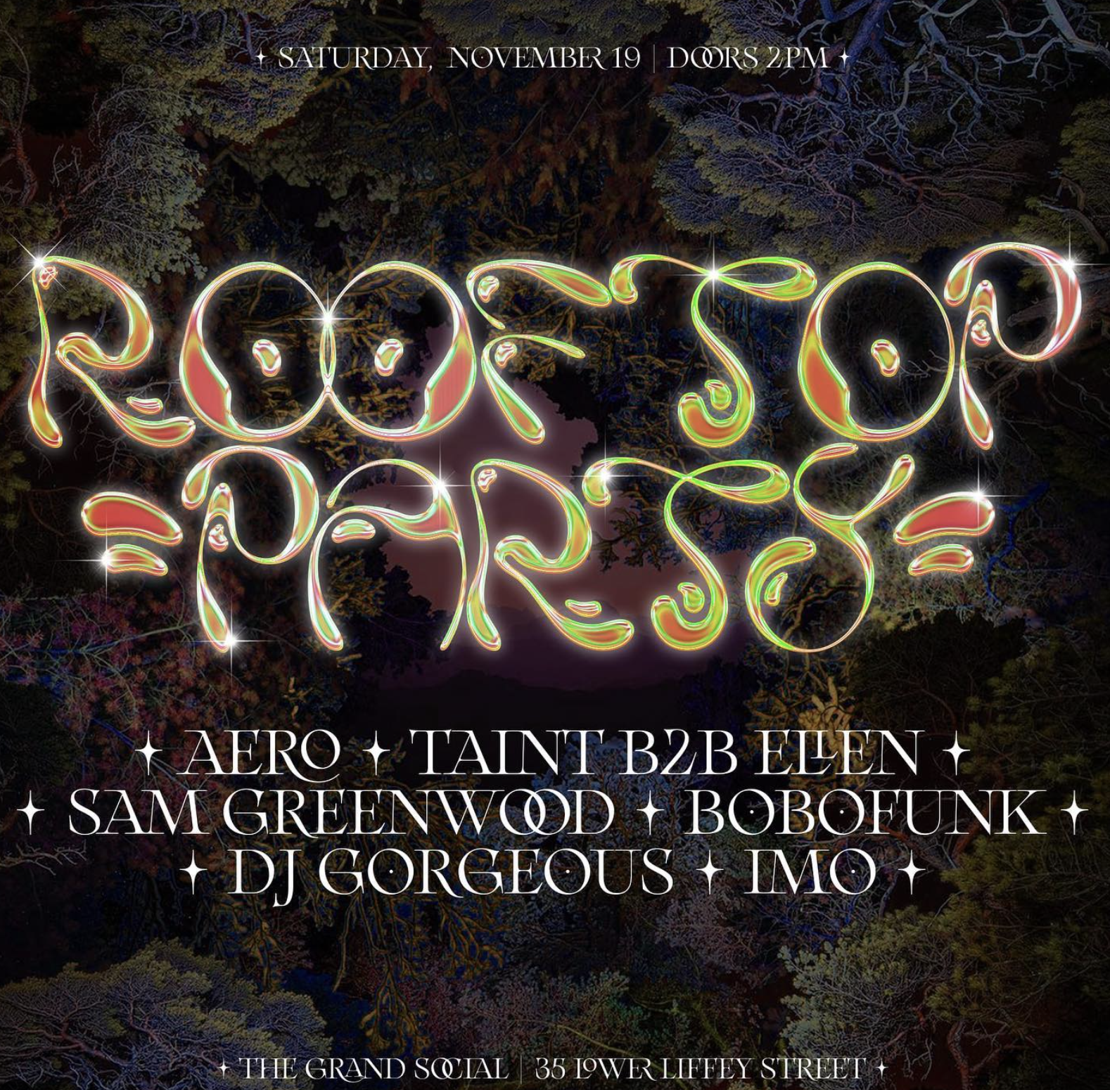 Research Rooftop Party, at Grand Social, Dublin, Saturday 19th November