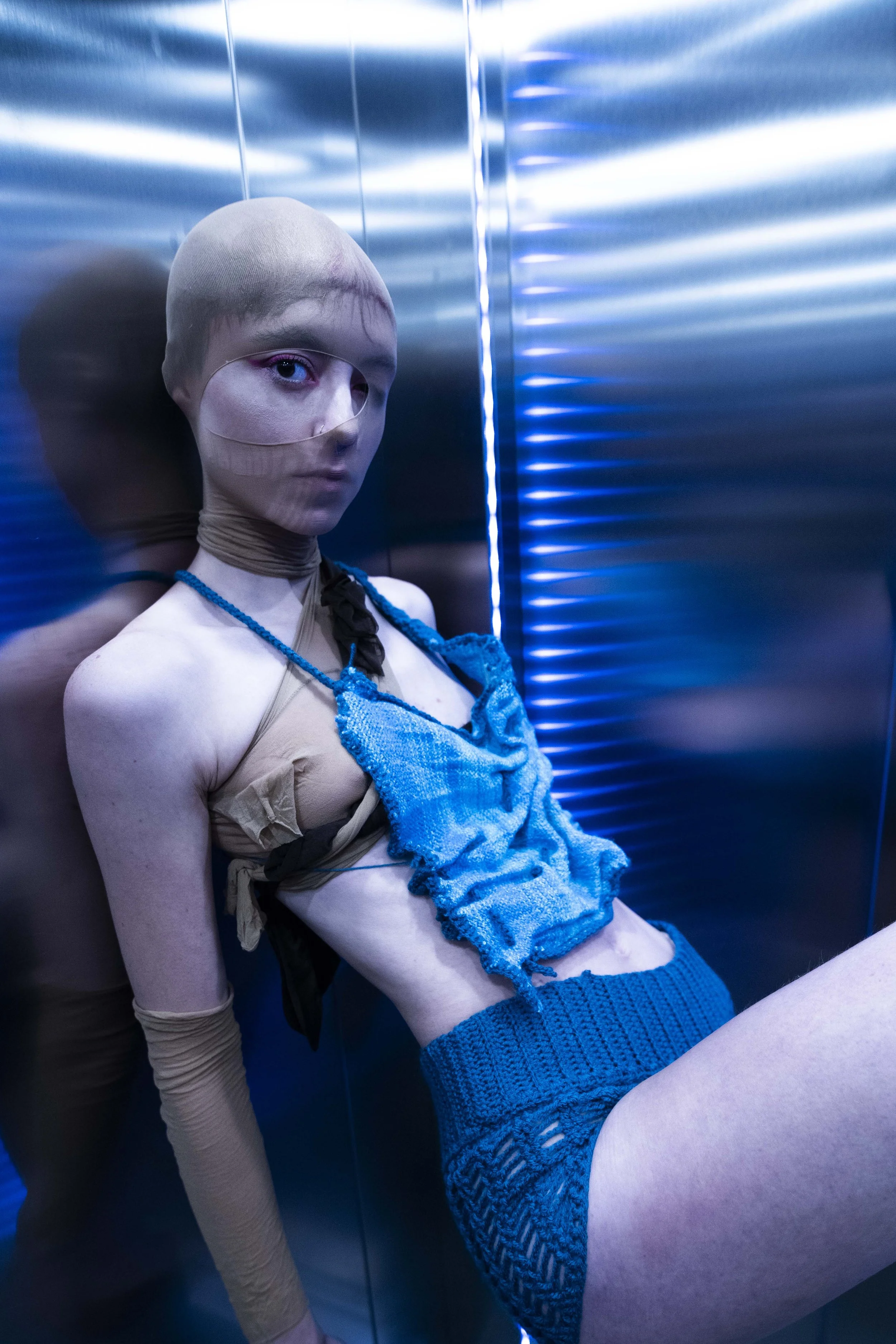 Deconstructed Knitwear Piece, Handmade in Ireland by @mellickcrafts