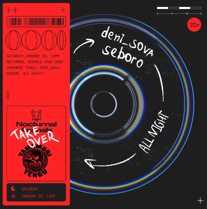 Nocturnal Animals All Night Long at Tengu