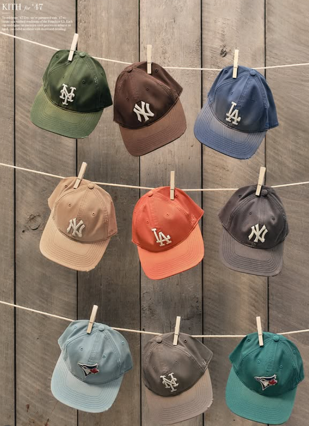 KITH AND 47 RELEASE SUN WASHED CAPS