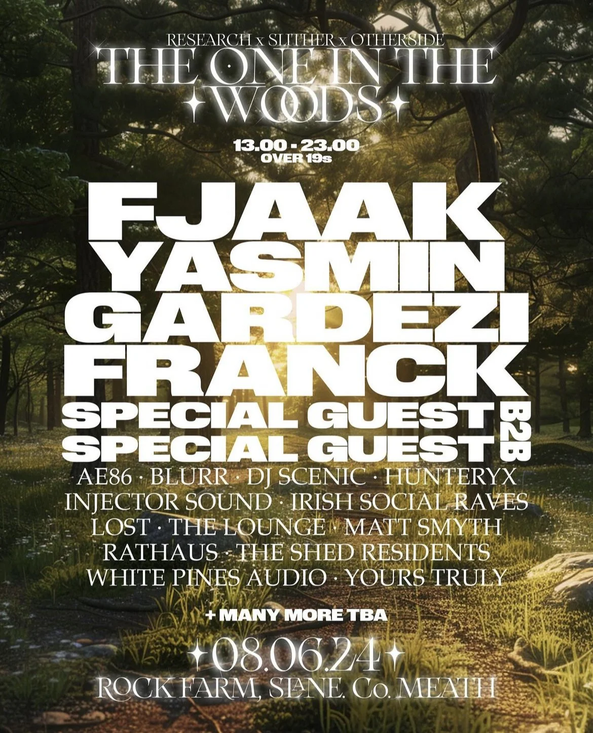 The One In The Woods Announce Full Line Up