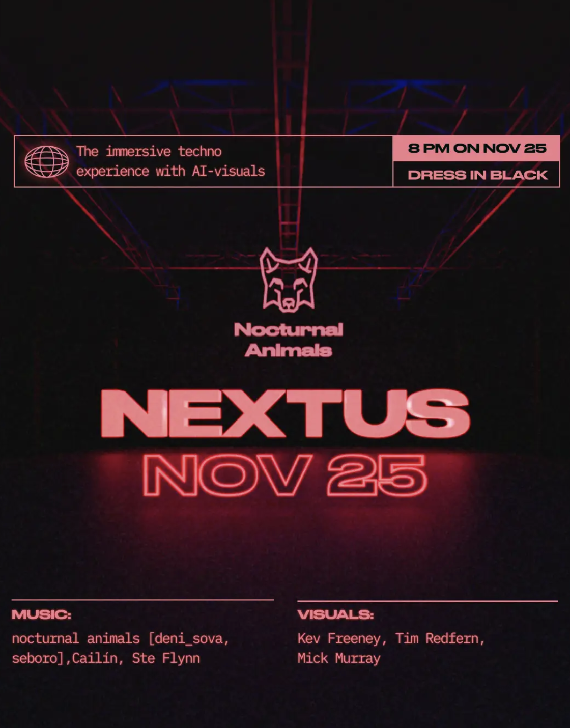 Nocturnal Animals Present: Nextus