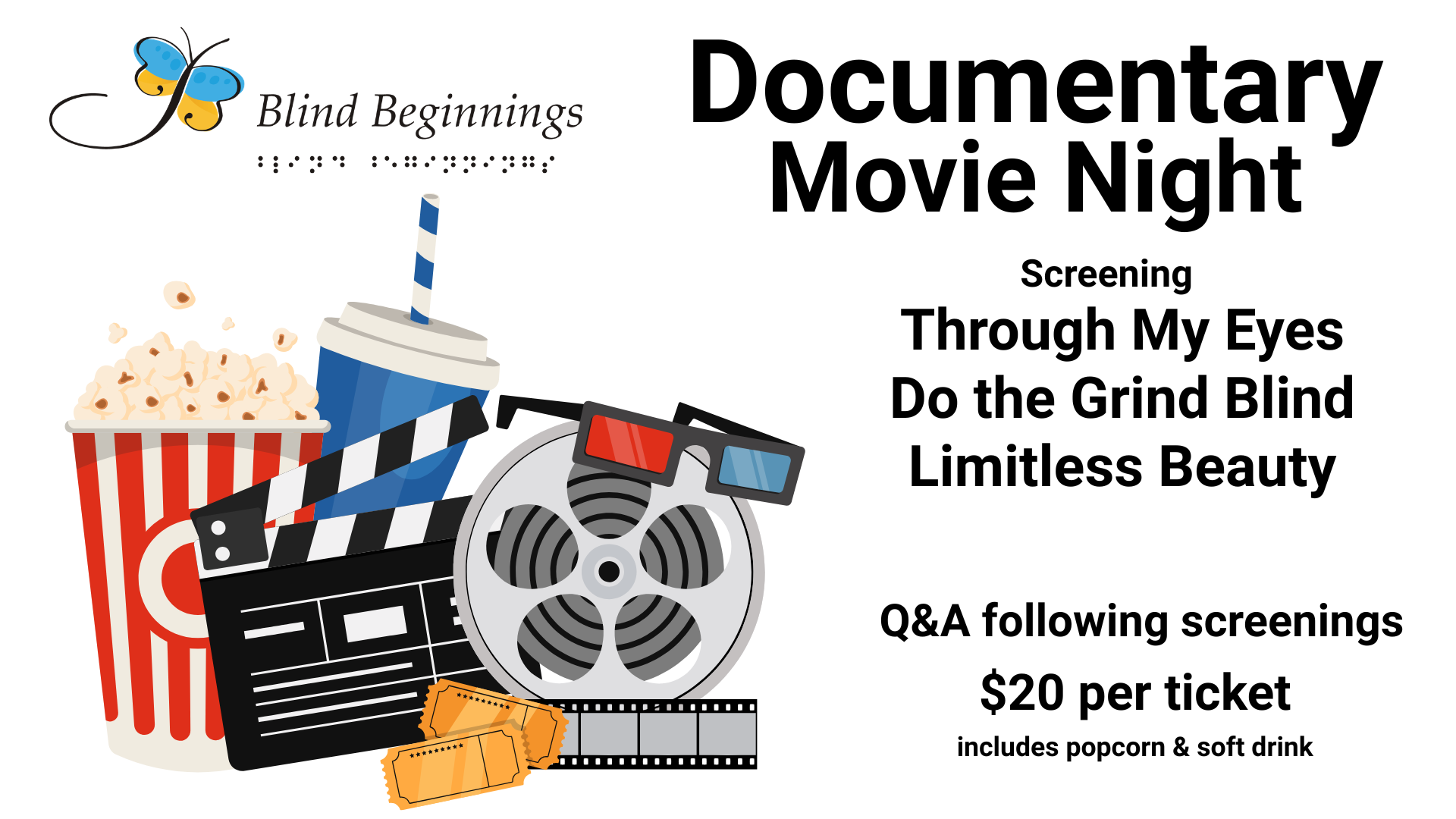 Blind Beginnings Documentary Movie Night