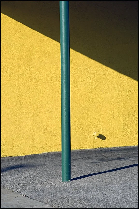 Green Pole/ Yellow Wall, North Hollywood, 1998