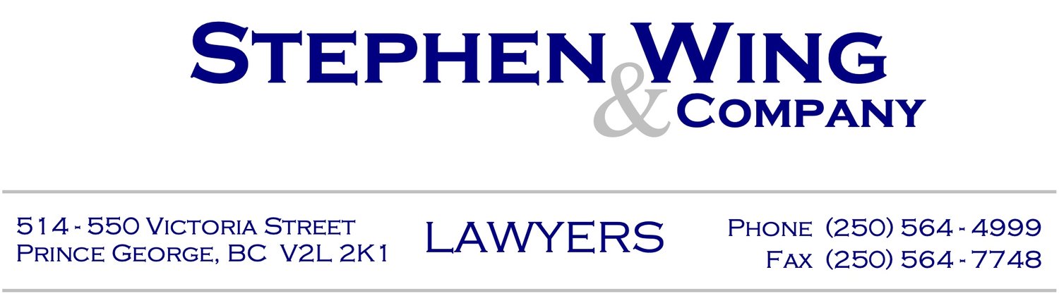 Stephen Wing &amp; Company Prince George Lawyers