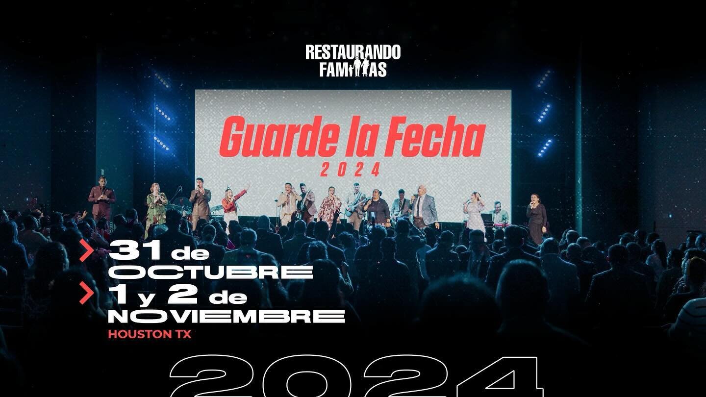 Marque su calendario para el Congreso Internacional Restaurando Familias en la ciudad de Houston, Texas. Estaremos celebrando 24 a&ntilde;os al servicio de las familias a nivel mundial. Haga planes para asistir con toda su familia. #RF24 #restaurando