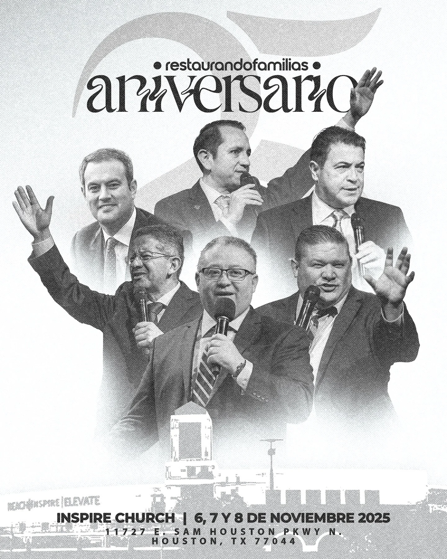 Con mucha expectativa de lo que Dios har&aacute; en Restaurando Familias a trav&eacute;s de los predicadores. 
Estamos orando por estos hombres de Dios que traer&aacute;n la palabra de Dios. No se pierda este aniversario de 25 a&ntilde;os de Restaura