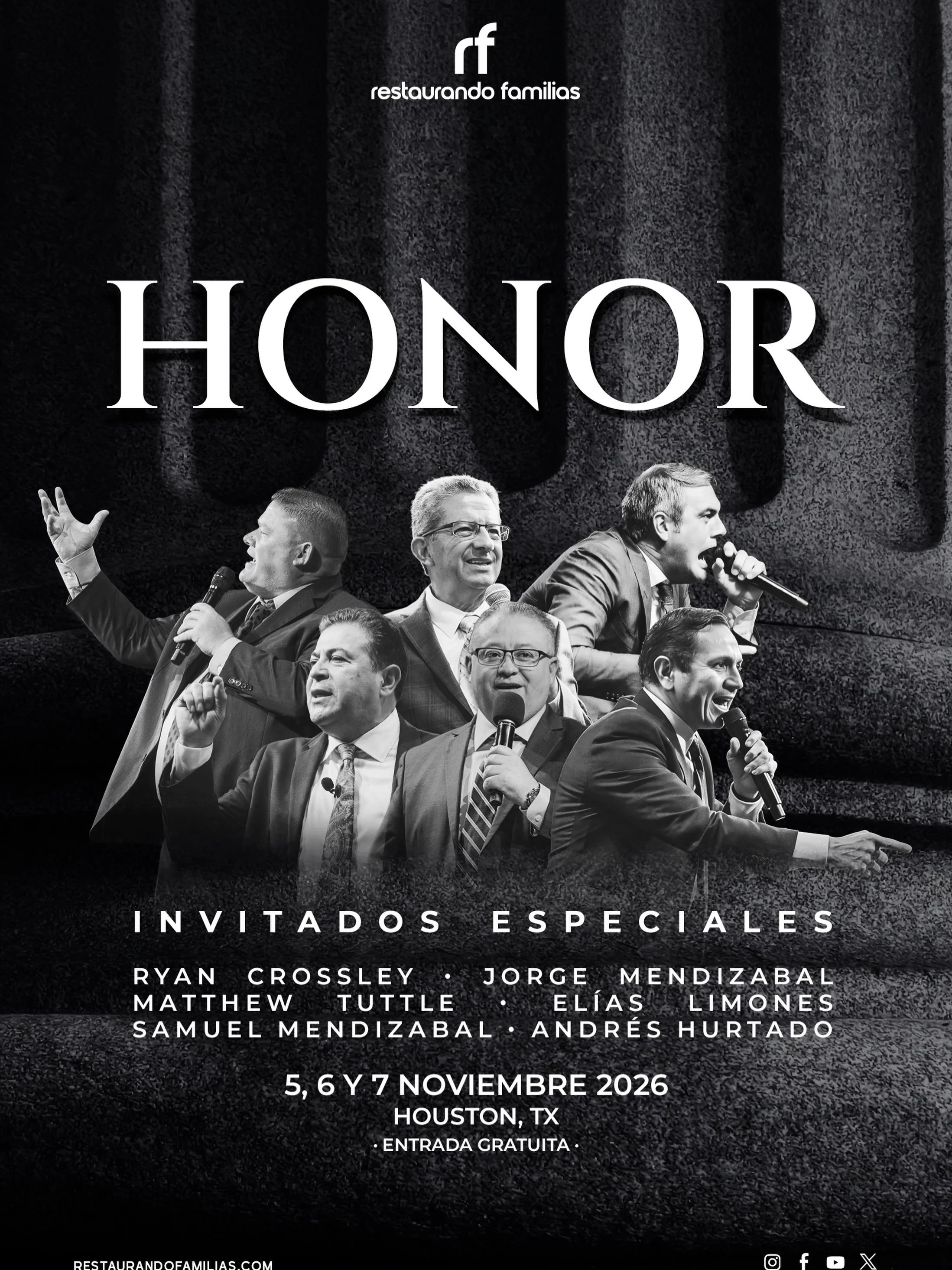 &iexcl;CONOZCA A NUESTROS PREDICADORES! 

Houston se prepara para vivir tres d&iacute;as que marcar&aacute;n a nuestras familias y generaciones.

Hoy queremos presentarles a los predicadores que estar&aacute;n ministrando en el Congreso Internacional