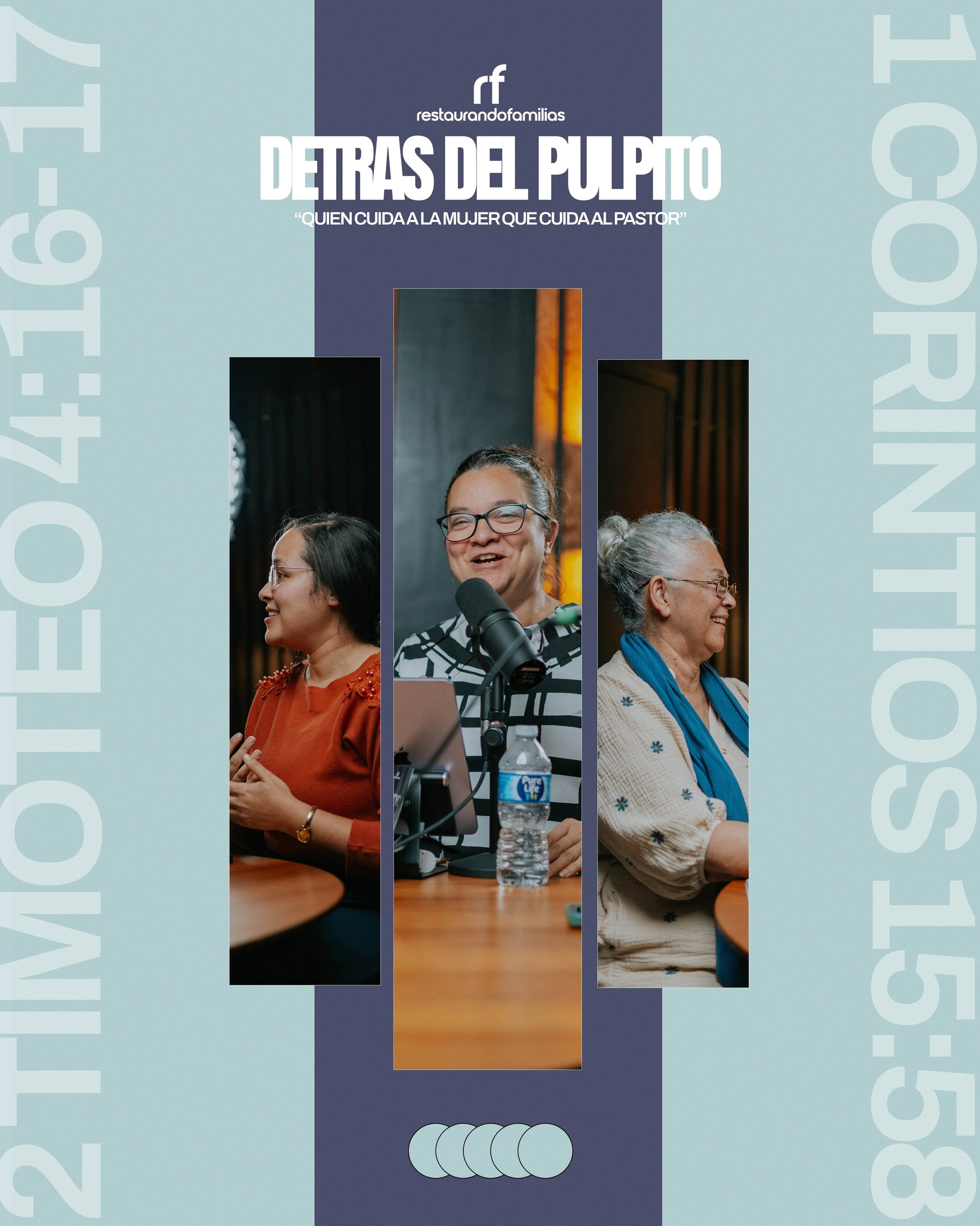 Anoche tuvimos el privilegio de contar con dos invitadas muy especiales en nuestro programa Restaurando Familias: la Hna. Rita R&iacute;os y la Hna. Elizabeth Le&oacute;n, ambas esposas de pastores. Hablamos sobre: &ldquo;Qui&eacute;n cuida a la que 