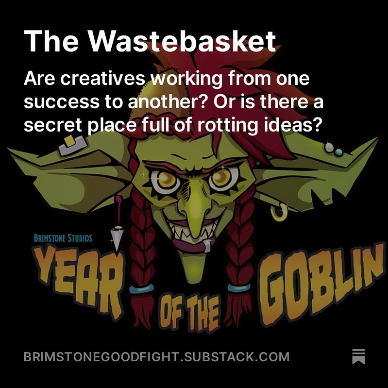 Sometimes ideas workout, sometimes they fall apart. Wearing our wins and losses is just another piece of being a good goblin!

#newsletter #substack #art #artist #illustration #characterart #fantasyart #artistsoninstagram #substackwriter #journal #cr