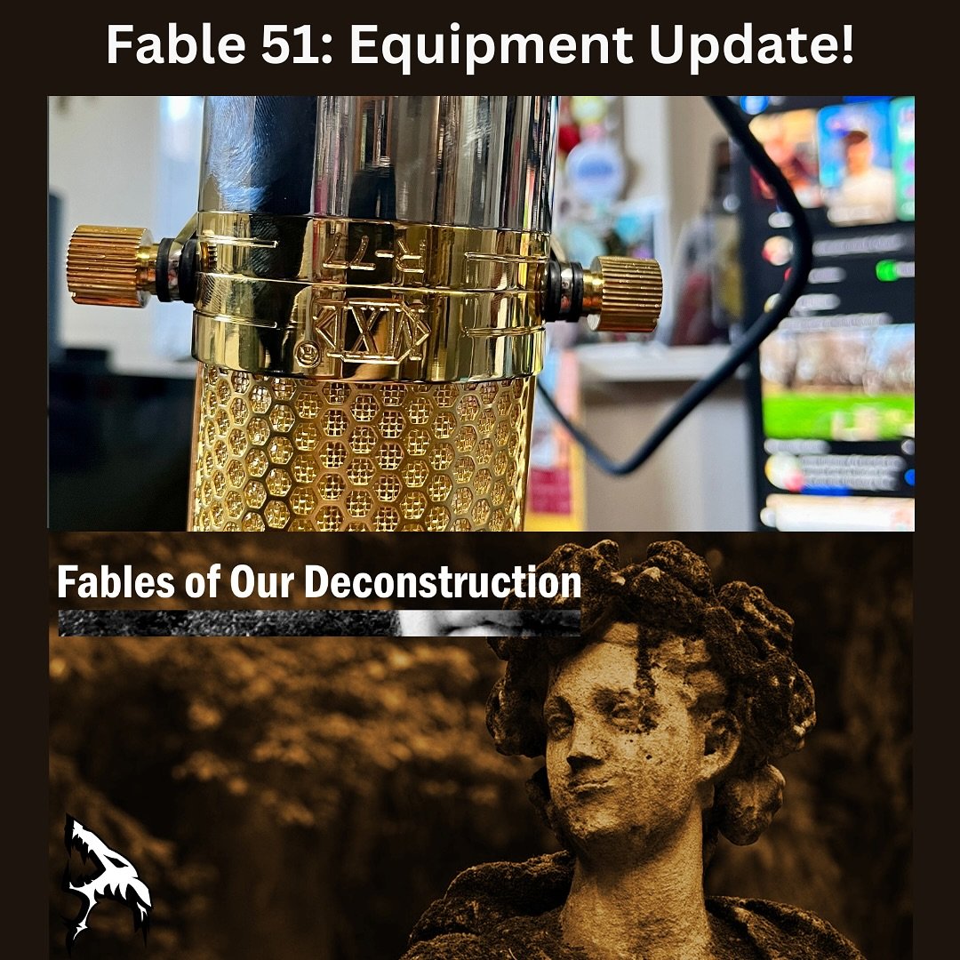 This morning, a new Fables pod dropped! Go listen to the silky new equipment!

#podcast #podcasting #skeptic #skepticism #atheist #atheism #deconstruction #podcaster #spotify #spotifypodcast